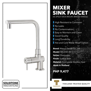 Mixer Sink Faucet (XL SPOUT, DECK-MOUNT, SINGLE HANDLE)