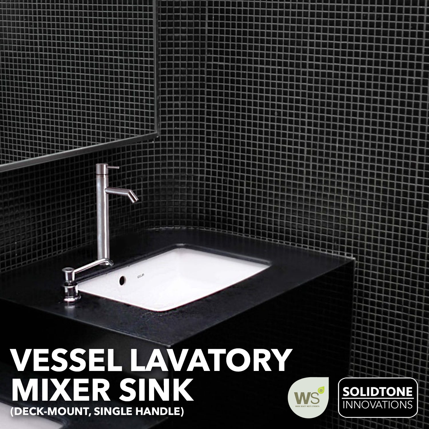 Vessel Lavatory Mixer Sink Faucet (DECK MOUNT, SINGLE HANDLE)